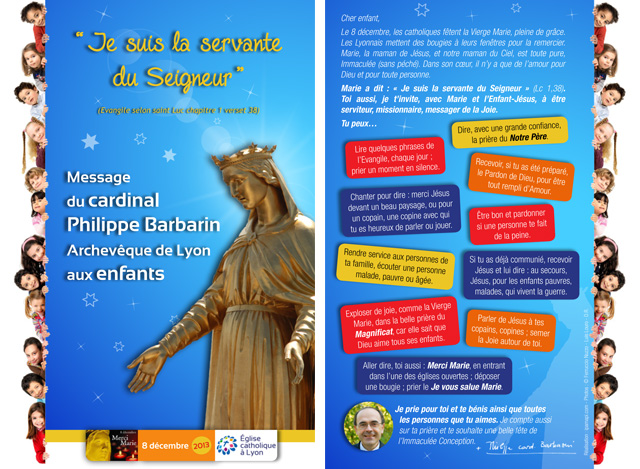 Message du Cardinal Barbarin aux enfants